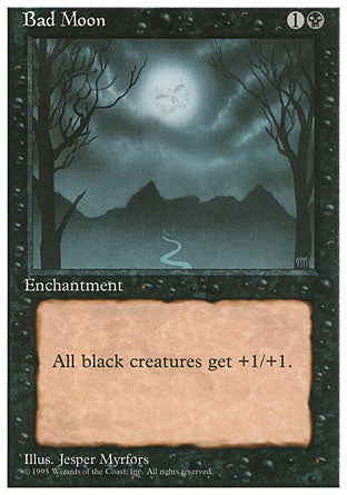 Bad Moon (4th Edition) Light Play