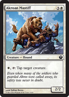 Akroan Mastiff (Journey into Nyx) Near Mint Foil