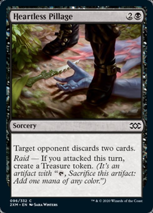 Heartless Pillage (Double Masters) Near Mint Foil
