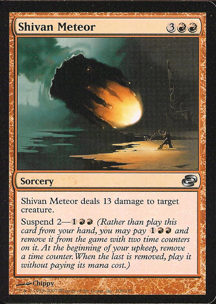 Shivan Meteor (Planar Chaos) Near Mint