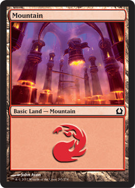Mountain (265) (Return to Ravnica) Near Mint Foil