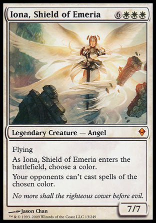 Iona, Shield of Emeria (Zendikar) Light Play