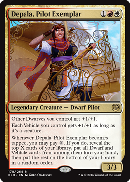 Depala, Pilot Exemplar (Kaladesh) Near Mint Foil