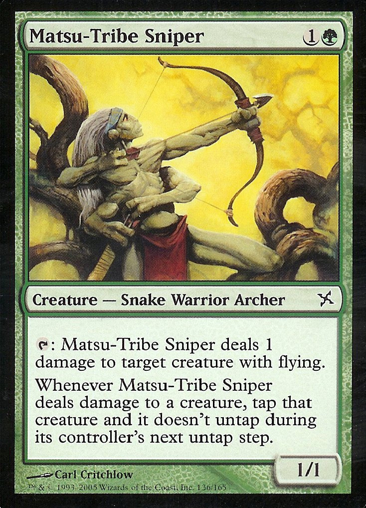 Matsu-Tribe Sniper (Betrayers of Kamigawa) Near Mint Foil