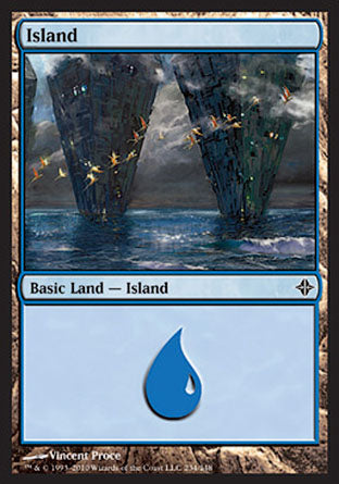 Island (234) (Rise of the Eldrazi) Near Mint