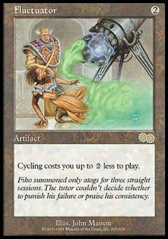 Fluctuator (Urza's Saga) Light Play