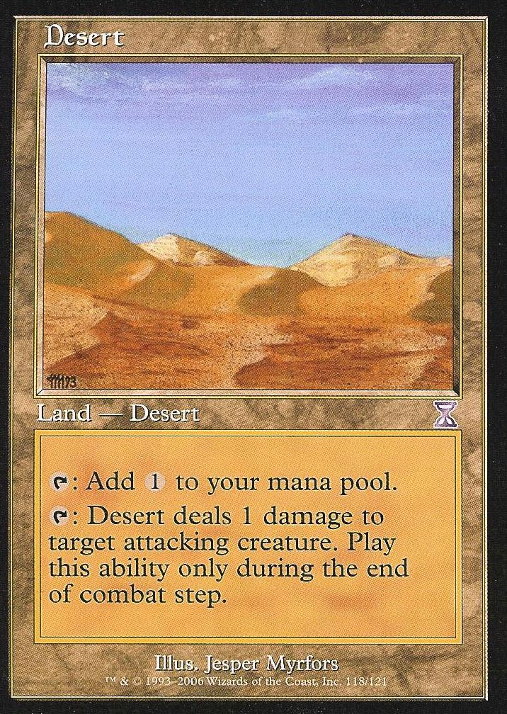 Desert (Time Spiral Time Shifted) Near Mint Spanish