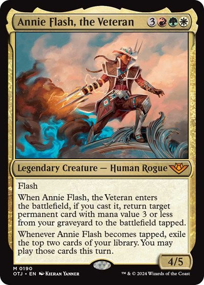Annie Flash, the Veteran (Outlaws of Thunder Junction) Near Mint