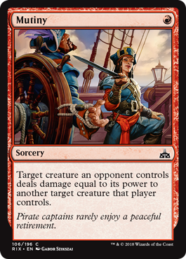 Mutiny (Rivals of Ixalan) Near Mint