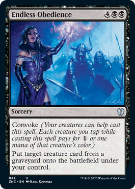 Endless Obedience (Commander 2020 Zendikar Rising) Near Mint