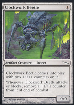 Clockwork Beetle (Mirrodin) Light Play Foil