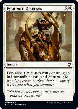 Rootborn Defenses (Commander 2019) Near Mint