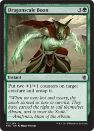 Dragonscale Boon (Khans of Tarkir) Near Mint Foil