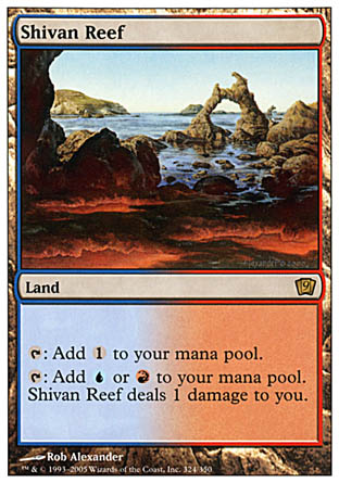 Shivan Reef (9th Edition) Near Mint Foil