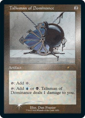 Talisman of Dominance (Retro Frame) (Foil Etched) (Secret Lair) Near Mint