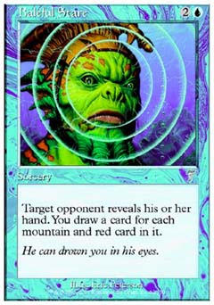 Baleful Stare (7th Edition) Near Mint Foil