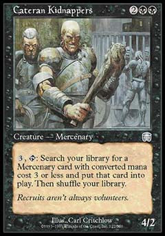 Cateran Kidnappers (Mercadian Masques) Near Mint