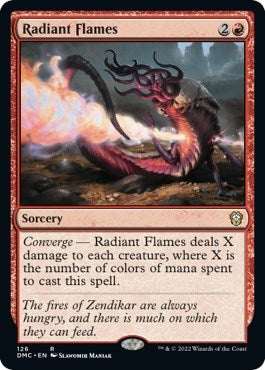 Radiant Flames (Commander: Dominaria United) Near Mint
