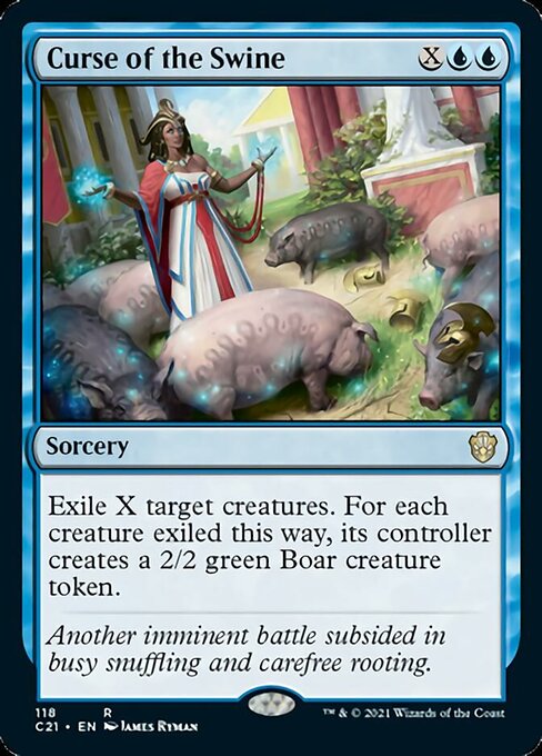Curse of the Swine (Commander 2021 Strixhaven) Near Mint