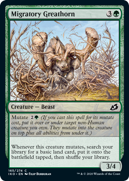 Migratory Greathorn (Ikoria: Lair of Behemoths) Near Mint Foil