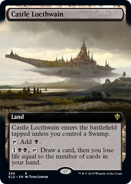 Castle Locthwain (Extended Art) (Throne of Eldraine) Near Mint