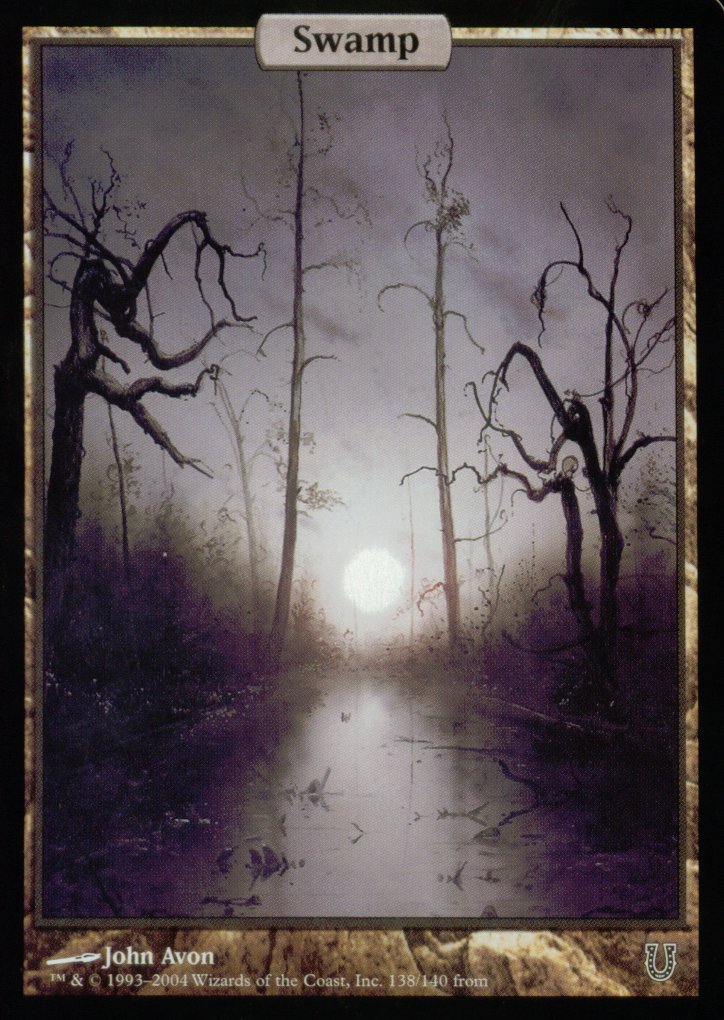 Swamp (138) (Unhinged) Near Mint Foil