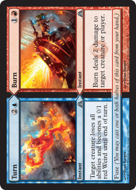 Turn / Burn (Dragon's Maze) Light Play