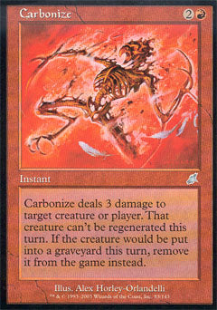 Carbonize (Scourge) Near Mint Foil