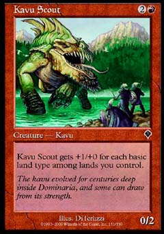 Kavu Scout (Invasion) Near Mint Simplified Chinese