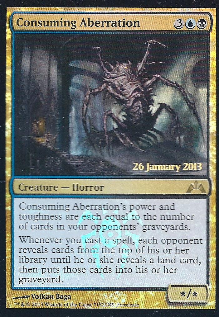 Consuming Aberration (GC PreRelease) (Promotional Cards) Near Mint Foil
