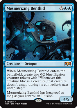 Mesmerizing Benthid (Ravnica Allegiance) Near Mint Foil