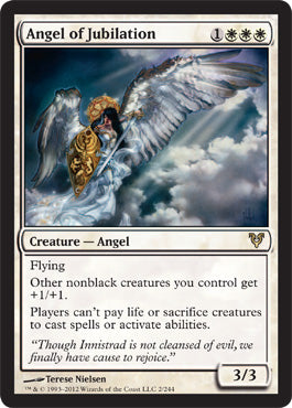 Angel of Jubilation (Avacyn Restored) Near Mint Foil
