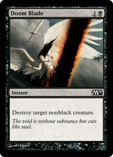 Doom Blade (Magic 2010 Core Set) Light Play Foil