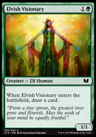 Elvish Visionary (Commander 2015) Near Mint