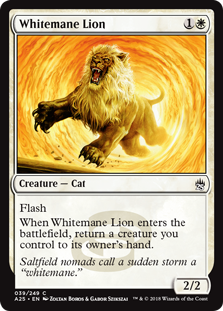Whitemane Lion (Masters 25) Near Mint Foil