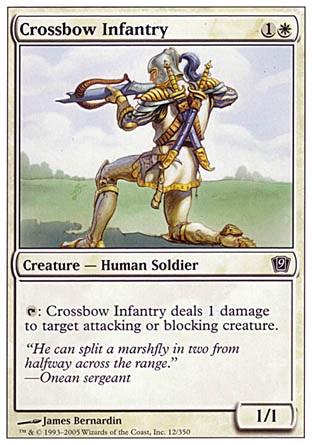Crossbow Infantry (9th Edition) Near Mint Foil