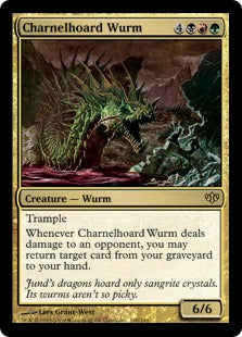 Charnelhoard Wurm (Conflux) Light Play Foil
