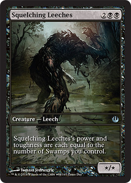 Squelching Leeches (Full Art Gameday) (Promotional Cards) Near Mint Foil