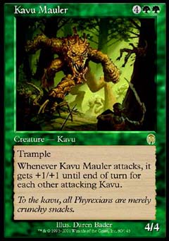 Kavu Mauler (Apocalypse) Light Play