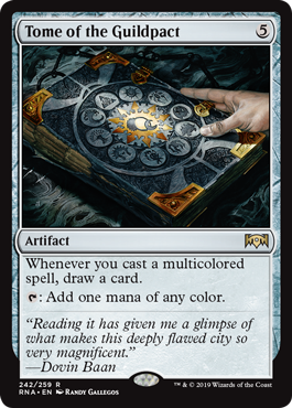 Tome of the Guildpact (Ravnica Allegiance) Near Mint Foil