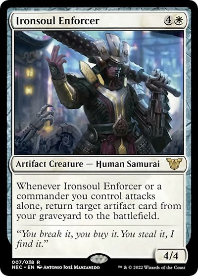 Ironsoul Enforcer (Commander: Kamigawa: Neon Dynasty) Near Mint