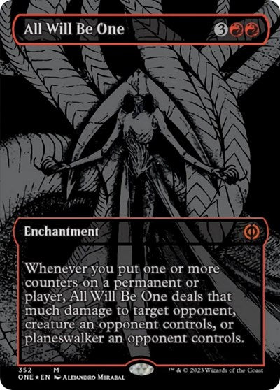 All Will Be One (Oil Slick Raised Foil) (Phyrexia: All Will Be One) Near Mint