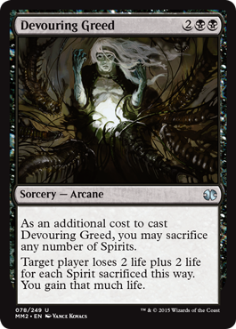 Devouring Greed (Modern Masters 2015) Near Mint Foil