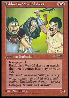 Balduvian War-Makers (2) (Alliances) Light Play