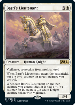 Basri's Lieutenant (Magic 2021 Core Set) Near Mint Foil