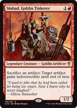 Slobad, Goblin Tinkerer (Commander 2016 Edition) Near Mint