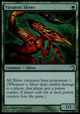 Virulent Sliver (Premium Deck Series: Slivers) Near Mint Foil