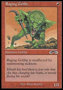 Raging Goblin (Exodus) Light Play