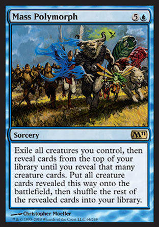 Mass Polymorph (Magic 2011 Core Set) Light Play