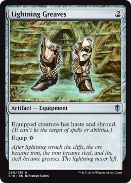 Lightning Greaves (Commander 2016 Edition) Near Mint